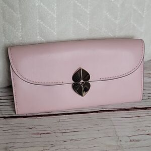KATE SPADE Pink Smooth Leather Wallet